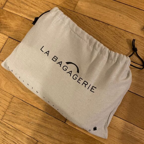 La Bagagerie Emmanuelle White Cowhide Leather Handbag - Picture 9 of 11